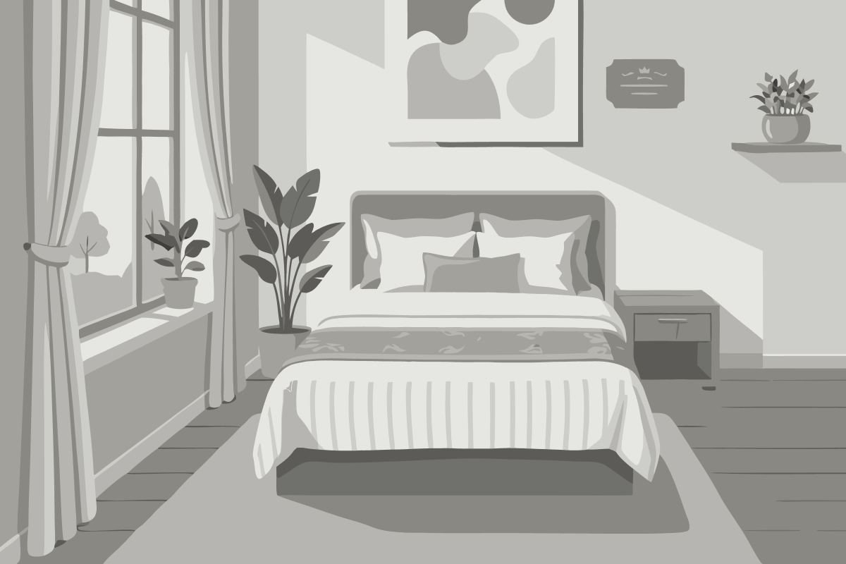 Quarto Duplo Standard com Lareira - Acessível para Hóspedes com Mobilidade Reduzida